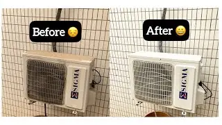 Deep Cleaning an Air Conditioner After 5 Years 🥺