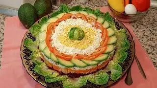 شلاضة الجردة | سلطة مغربية بالطبقات روعة شكلا و مذاقا 😋