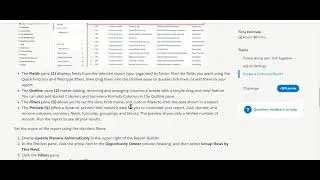 Create a Simple Custom Report Part 2