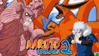 9 TAILED FOX & 2ND HOKAGE VS 8 TAILED BEAST in Naruto Online 2: Shippuden | Roblox