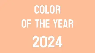 Peach Fuzz – Color of the Year 2024 – 10 hours [4K]