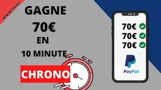 GAGNER 70 EUROS EN 10 MINUTE CHRONO FACILEMENT! ( ARGENT PAYPAL FACILE)
