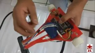 Como hacer un robot velocista # 9 - Primeras pruebas del velocista