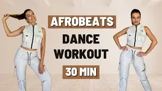 30 MIN AFROBEATS DANCE CARDIO: Feel the Beat, Non Stop Workout, Full Body Fat Burn, Good Mood