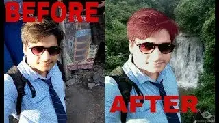 INSTANT PHOTO EDITING... CHANGE PHOTO BACKGROUND TELEPORT