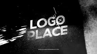 Premiere Pro Template: Brush Stroke Grunge Logo