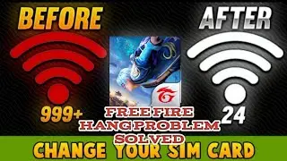 free fire hang problem 2021| free fire ping problem solution | 