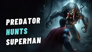 Predator Hunts Superman