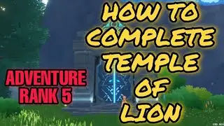 How to complete Temple of the Lion stage||Genshin Impact||GWT Gaming World