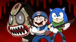 Sonic the Hedgehog & Super Mario in Resident Evil Animation - GAME SHENANIGANS!