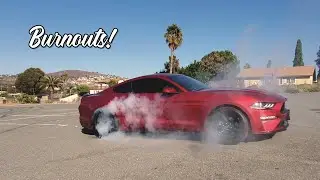 Mustang Ecoboost Burnouts & Donuts! (POV, How to, Practice)