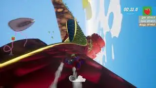 All-Star Fruit Racing: Time Attack Gold - Avocado Roller (Three Pistons)