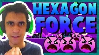 CONTROLANDO 2 QUADRADOS - HEXAGON FORCE - GEOMETRY DASH !