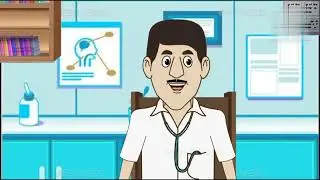 Green screen cartoon actor.Green screen cartoon Doctor Animation.Green Screen Watch by {AAGHOSH TV}