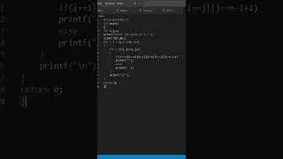 Diagonal  Pattern In C Language #coding
