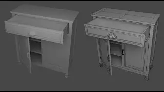 Cabinet 2 Modeling in Blender