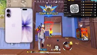 iPhone 17 free fire gameplay Test ⚙️ | iPhone 17 free fire sensitivity 2026 ⚙️