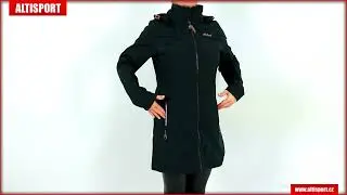 Dámský softshellový kabát ALTISPORT ASHLEY ČERNÁ
