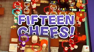 15 Chefs in ONE KITCHEN in Plate Up!