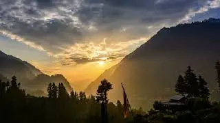 BEAUTIFUL SUNSET ON THE MOUNTAINS AND THE OCEAN || HD || No copyright #CreativeCommons
