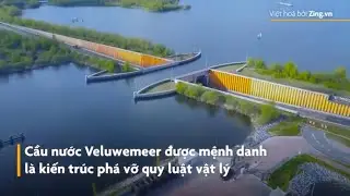 The unique water bridge in the Netherlands