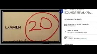 EXAMEN FINAL BASE Y ESTRUCTURA DE DATOS 2 / NOTA 20 / ING. SOFTWARE I.A