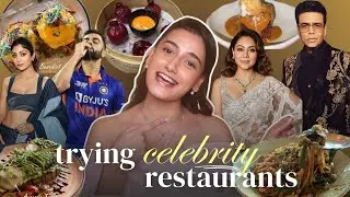 I ate at EVERY Celebrity Restaurant in Mumbai🍕🥵 SO expensive 😰🫣| Aashi Adani