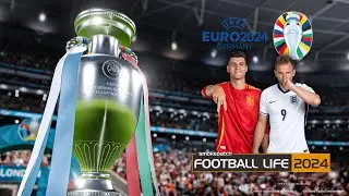 SPAIN vs ENGLAND FINAL EURO 2024 | ULTRAWIDE GAMEPLAY FOOTBALL LIFE 2024