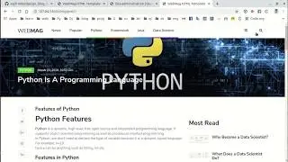 Blog Application With Python and Django
