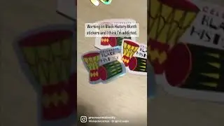 Black History Month Stickers.