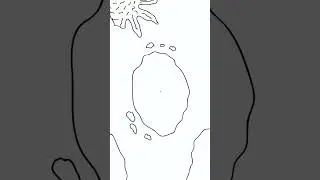 Призрачный рассвет (маленький кусочек) #animation #мультик #анимация