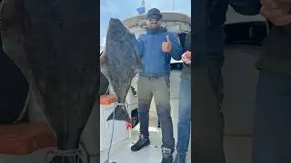 Ловим палтуса в Тихом океане #fishing #travel #рыбалка