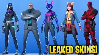 All LEAKED Fortnite Skins.! (Deadpool, Brutus, Bunnywolf, llion, Mystify) Chapter 2 Season 2