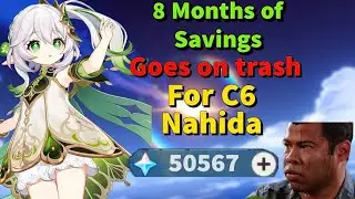 Pulling for c6 Nahida went wrong f2p 🥲😭