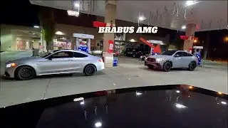 Mercedes AMG Brabus Owner Thinks He's Fast!