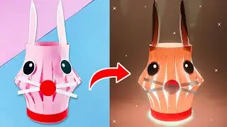 DIY Rabbit Lantern / Make Your Own Mid-Autumn Festival Rabbit Lantern / Rabbit Lantern Craft