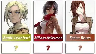 Best Waifu in Attack on Titan