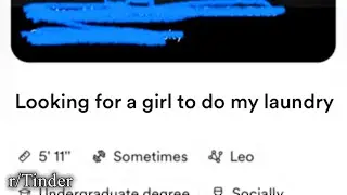 r/Tinder | maid wanted