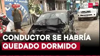 Callao: camión choca contra auto y afecta a vivienda