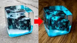 СВЕТЯЩИЙСЯ ЛЕДЯНОЙ КУБ