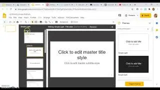 Use the Master View to create interactive slides!