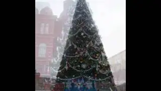 Red Square Kremlin Palace New Year 2009 Moscow