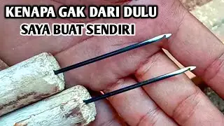 How to make shoe soles and sandals needles from umbrella spokes
