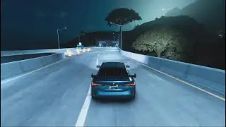 Driving G82 m4 at high speed at night (The Crew Motorfest)