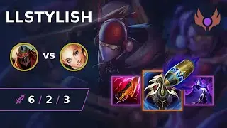 [ LLStylish ] Zed MID vs Lux | NA MASTER | LOL Season 2024
