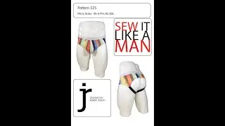 HOW TO SEW 025 BACKLESS POUCH BRIEF BY SEW IT LIKE A MAN