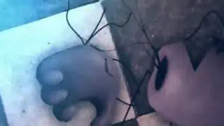 Фиолетовый человек умер