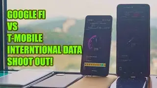 Google Fi vs. T-Mobile International Data Speed Comparison!
