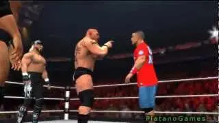 WWE Raw 4/16/2012 - Brock Confronts Cena Again!