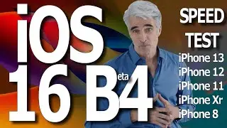iOS 16 Beta 4 Speed Test on iPhone 8, XR, 11, 12 and 13.